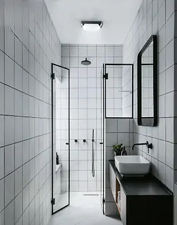 چراغ سقفی روکار 12 وات مشکی SH-230M-ND شعاع