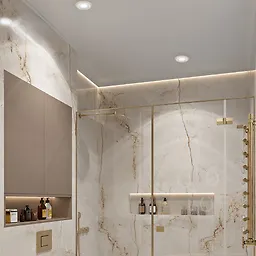 چراغ سقفی توکار گرد 7 وات سفید SH-2021-DOB شعاع