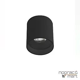 چراغ سقفی روکار استوانه 6 وات مشکی SH- ML1006R شعاع