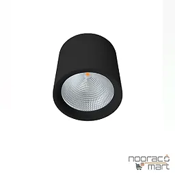 چراغ سقفی روکار استوانه 40 وات مشکی SH- ML6022 شعاع