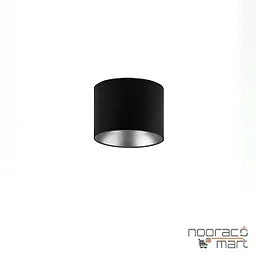 چراغ سقفی روکار استوانه 5 وات مشکی SH-3016 شعاع