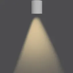 چراغ سقفی روکار استوانه 5 وات سفید SH-3016 شعاع