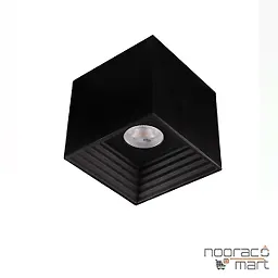 چراغ سقفی  روکار مربع 7 وات مشکی SH-4416 شعاع