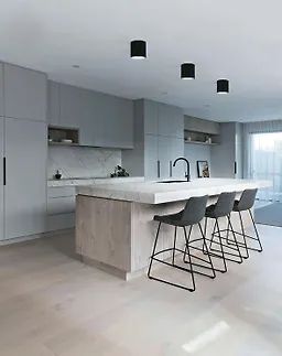 چراغ سقفی روکار استوانه 9 وات مشکی SH-3017 شعاع