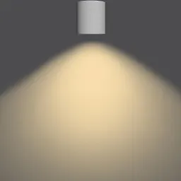 چراغ سقفی روکار استوانه 9 وات سفید SH-3017 شعاع