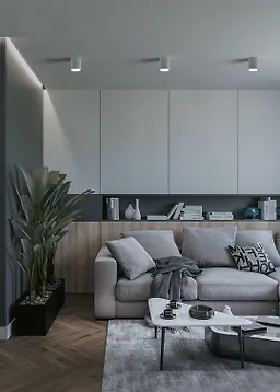 چراغ سقفی روکار استوانه 7 وات سفید SH-4016 شعاع