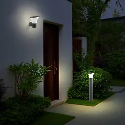 چراغ دیواری 9 وات خاکستری 1408-SH شعاع