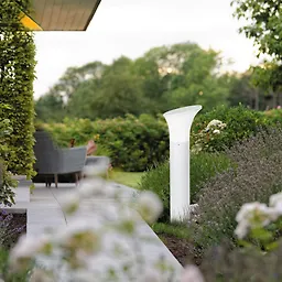 چراغ حیاطی 9 وات سفید ارتفاع 50 سانتی متری 1406 -SH شعاع