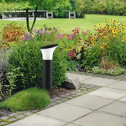 چراغ حیاطی 9 وات خاکستری ارتفاع 50 سانتی متری 1406 -SH شعاع