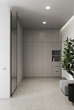 چراغ سقفی توکار گرد 8 وات مشکی SH-2051 شعاع