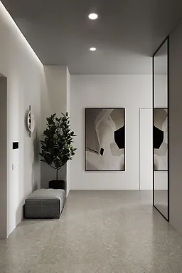 چراغ سقفی توکار گرد 8 وات سفید SH-2051 شعاع