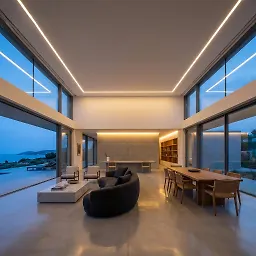 چراغ خطی توکار 36 وات سفید 1813 SH-شعاع