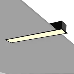 چراغ خطی توکار 36 وات مشکی 1814 SH-شعاع