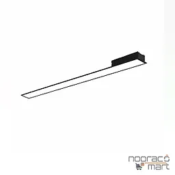 چراغ خطی توکار 36 وات مشکی 1813 SH-شعاع