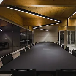 چراغ خطی آویز 36 وات مشکی SH-1814S شعاع