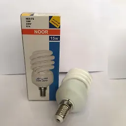 لامپ کم مصرف 15 وات E14 نور بسته 10 عددی