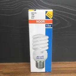 لامپ کم مصرف 15 وات E27 نور بسته 10 عددی