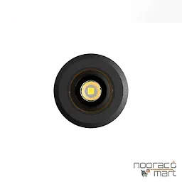 چراغ سقفی توکار 1.5 وات مشکی SH-A925 شعاع