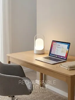 چراغ اضطراری فانوسی دیمردار شارژی 24 وات سفید SH-6260LA شعاع