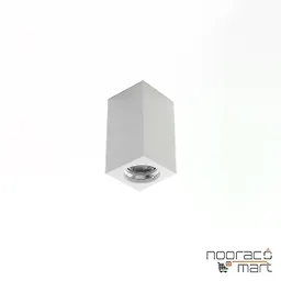 فریم گچی سقفی روکار سفید تک شعله SH- 6616 شعاع