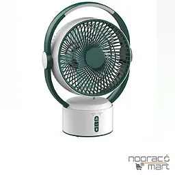 پنکه شارژی پرتابل همراه با چراغ SH-L2819 شعاع