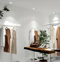 چراغ سقفی توکار متحرک 36 وات مشکی SH - AL6701 شعاع