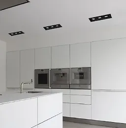 چراغ سقفی توکار متحرک 3x36 وات مشکی SH - AL6703 شعاع