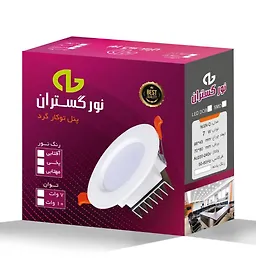 پنل توکار گرد 7 وات نور گستران