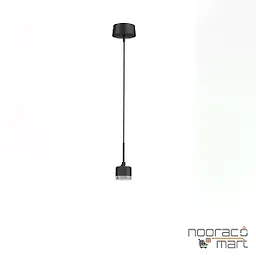 چراغ سقفی آویز استوانه 10 وات مشکی SH-8602S شعاع