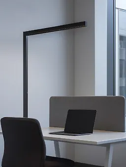 چراغ ایستاده مشکی 48 وات SH-6806 شعاع