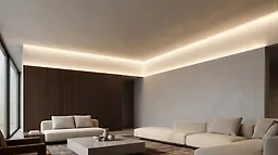 پروفیل نور مخفی شاخه سه متری بدنه مشکی SH-1840 شعاع
