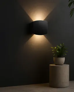 چراغ دیواری فوماگالی 3.5 وات مشکی SH-ABRAM 150  شعاع