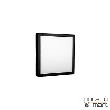 چراغ روکار رونا 40 وات بدنه مشکی 30x30 پارس شعاع توس