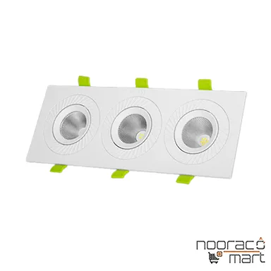 چراغ توکار چشمی تریلایت متحرک 7×3 وات SMD پارس شعاع توس
