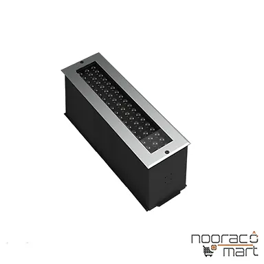 چراغ دفنی آذرین 1 (RGB) 25 وات 50 سانتی متر 50 درجه گلنور