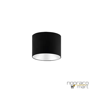 چراغ روکار 9 وات مشکی SH3017 شعاع