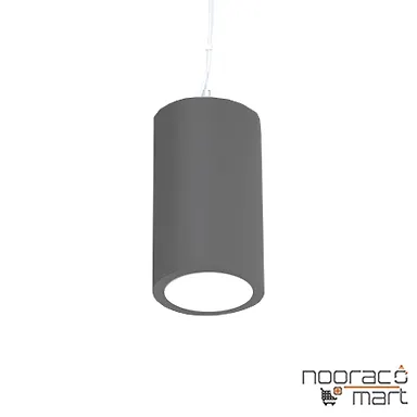 چراغ آویز دیانا 14 وات مازی نور نقره ای قطر 15 سانت ؛ ارتفاع 22 سانت