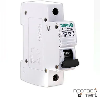کلید مینیاتوری 1 آمپر تک پل C دنا الکتریک ایرانیان