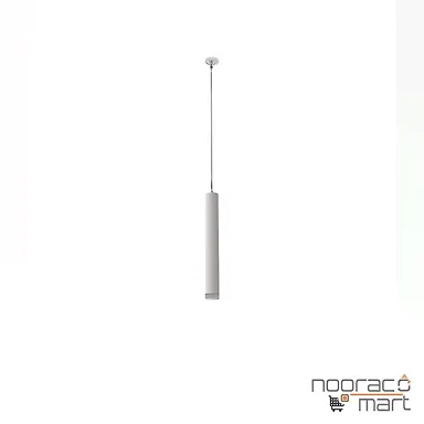 چراغ آویز پندالوکس سفید توکار با ماژول برق مستقیم ارتفاع 45 سانتی متری 6 وات مازی نور