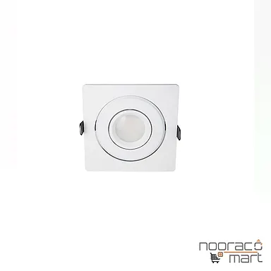 چراغ سقفی توکار سفید تک شعله SH- 6301 شعاع