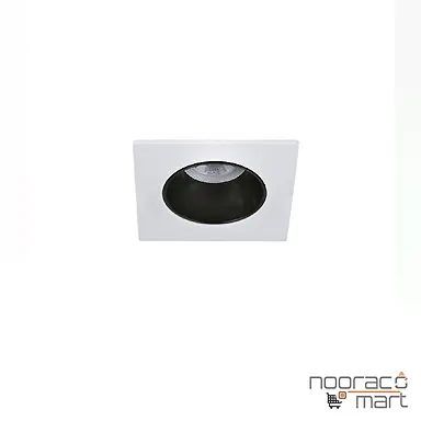 چراغ سقفی توکار سفید تک شعله SH- 6101 شعاع