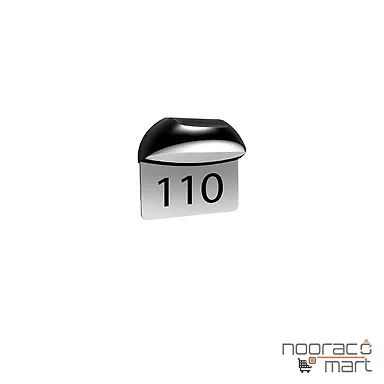 چراغ دیواری مشکی 6 وات SH-4105 شعاع