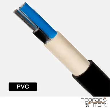 کابل آلومینیوم  PVC 2x10 لوشان