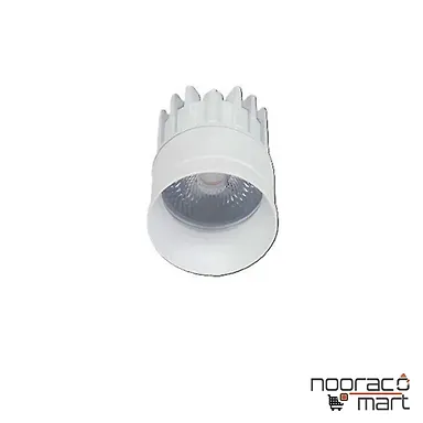 چراغ سقفی توکار 12 وات بدون لبه سفید دیمردار N1019 نوران