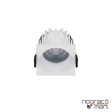 چراغ سقفی توکار 12 وات سفید N1021- S نوران