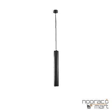 چراغ آویز  6 وات 45 سانتی متری مشکی N1011 نوران