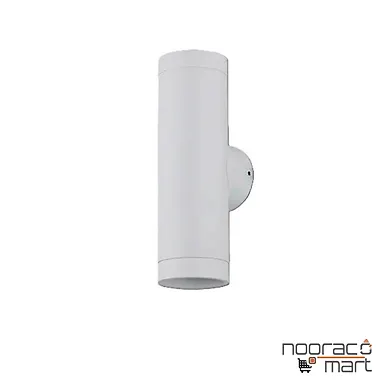 چراغ دیواری دوطرفه 12 وات 19 سانتی متری سفید N1009 نوران