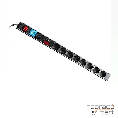 رک مونت محافظ 8 خانه دیجیتال 1.8 متری مدل پارسا پارت