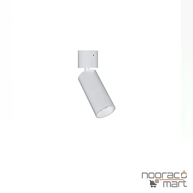 چراغ سقفی روکار استوانه متحرک 10 وات سفید SH- 449 شعاع