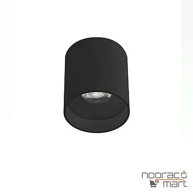 چراغ سقفی روکار 6 وات مشکی SH- ML1006R شعاع